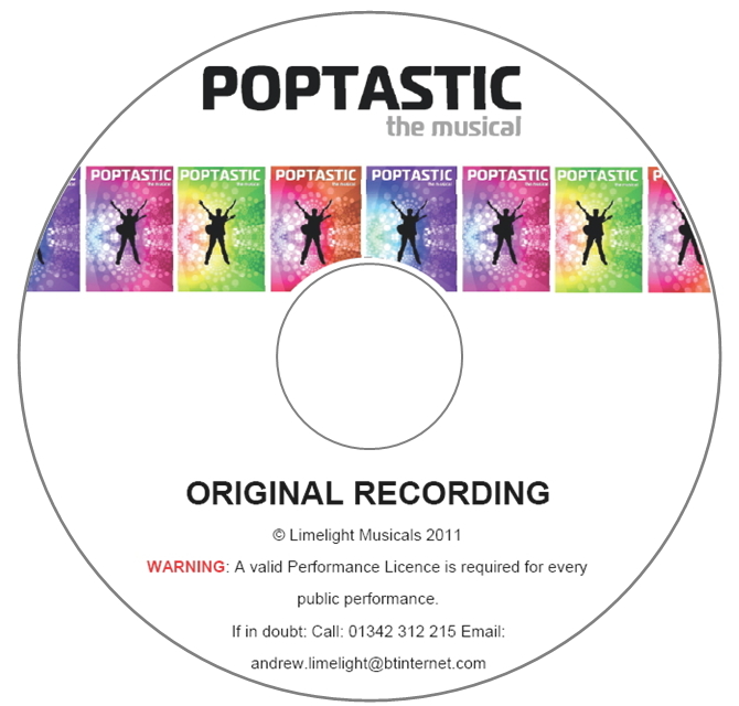 Poptastic CD label
